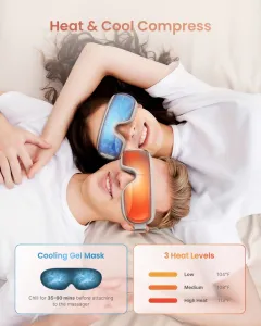 RENPHO Eyeris 3 Eye Massager Rose