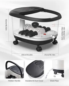 RENPHO Foot Spa Bath Massager Pro JD618