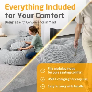 Medisana RS100 Bubble Sofa with Massage Grey