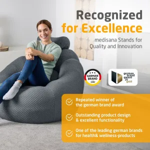 Medisana RS150 Bubble Sofa with Massage Dark grey
