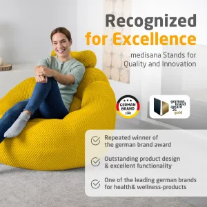 Medisana RS200 Bubble Sofa with Massage Yellow