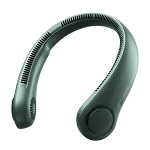JisuLife Neck Fan 3 Dark Green