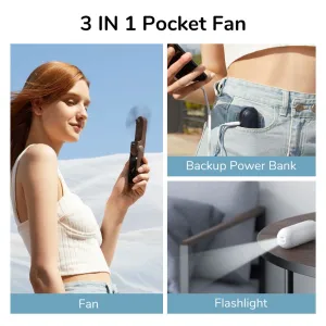 JisuLife Handheld Fan 8 White