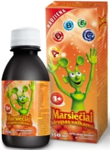 MARSIEČIAI apelsinų skonio sirupas vaikams 150ml