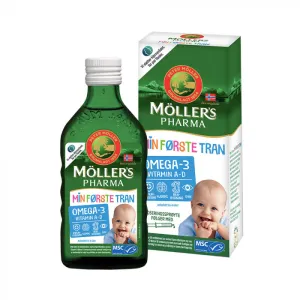 Maisto papildas MOLLER'S BABY mano pirmieji žuvų taukai 250ml