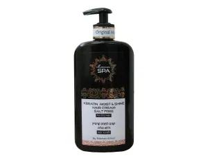 Kremas drėkinamasis sausiems plaukams su keratinu MOROCCAN SPA 400ml