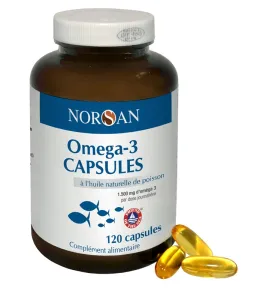 Maisto papildas NORSAN Omega-3 kapsulės N120