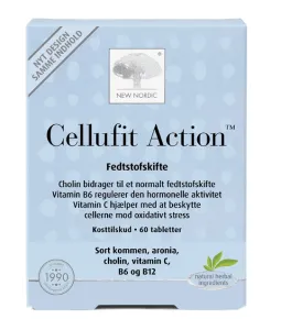 Maisto papildas NEW NORDIC Cellufit Action tabletės N60