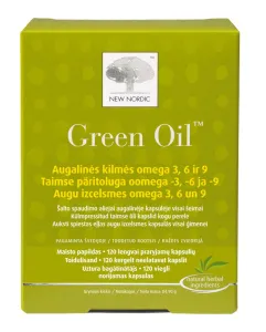 Maisto papildas NEW NORDIC Green Oil kapsulės N120
