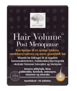 Maisto papildas NEW NORDIC Hair Volume Post Menopause tabletės N90