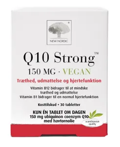 Maisto papildas NEW NORDIC Q10 Strong tabletės N30