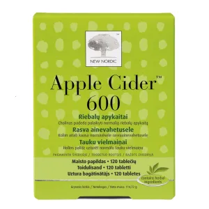 Maisto papildas NEW NORDIC Apple Cider 600mg (Obuolių sidras) N120