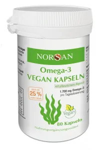 Maisto papildas NORSAN Omega-3 VEGAN kapsulės N80