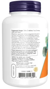 NOW Magnesium Glycinate 180 tab.