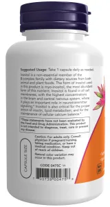 NOW Inositol 500mg 100 kaps.