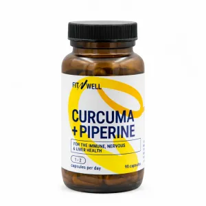 Fitnwell Curcuma + Piperine 90 kaps.