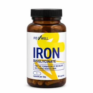 Fitnwell Geležis 90 kaps.
