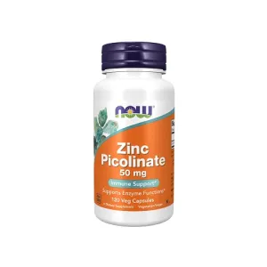 NOW Zinc Picolinate 50mg 120 Vcaps