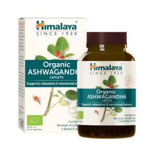 Himalaya™ Organic Ashwagandha 60 Kapsulių