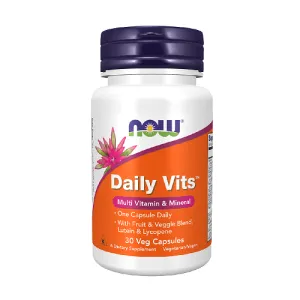 NOW Daily Vits 30 Veg. Capsules