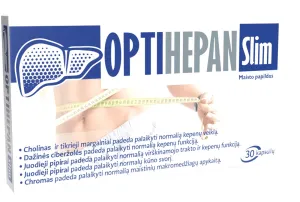 Maisto papildas OPTIHEPAN Slim kapsulės N30