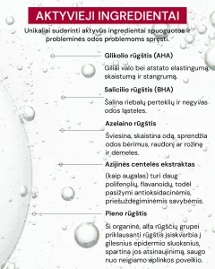 ODA PRO 4 rūgščių naktinis pilingas spuoguotai odai 30ml