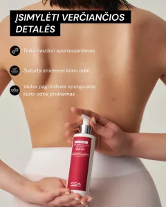 ODA PRO AHA-BHA kasdienis kūno prausiklis spuogų kontrolei 200ml