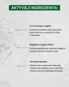 ODA PRO daugiafunkcinis prausiklis su azelaino rūgštimi 200ml