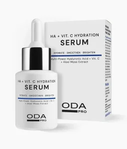 ODA PRO drėkinamasis hialurono rūgšties ir vitamino C serumas 30ml