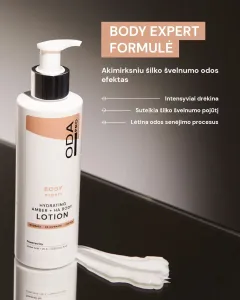 ODA PRO drėkinamasis kūno losjonas su gintaro ir hialurono rūgštimis 200ml