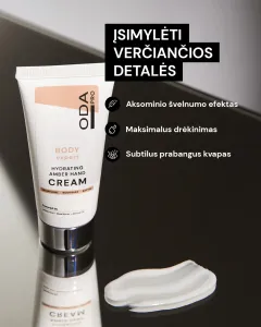 ODA PRO drėkinamasis rankų kremas su gintaro rūgštimi 50ml