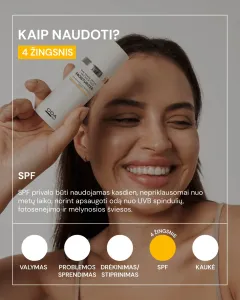 ODA PRO drėkinamasisi veido kremas nuo saulės SPF30 50ml