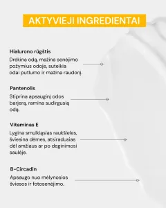 ODA PRO drėkinamasisi veido kremas nuo saulės SPF30 50ml