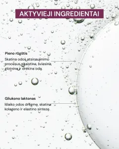 ODA PRO eksfolijuojantis prausiklis su 9% pieno rūgštimi 200ml