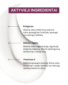 ODA PRO Intensyviai regeneruojantis paakių kremas nuo raukšlių 15ml