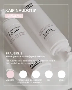 ODA PRO švelniai valantis putų prausiklis jautriai odai 150ml