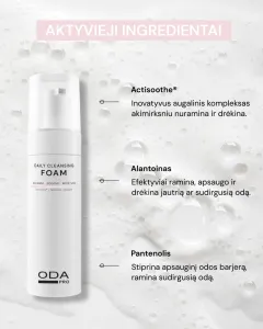 ODA PRO švelniai valantis putų prausiklis jautriai odai 150ml