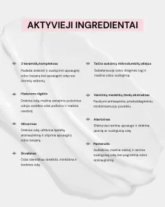 ODA PRO kremas su keramidais jautriai odai 50ml