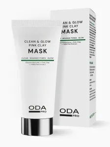 ODA PRO valanti ir skaistinanti rožinio molio kaukė 50ml