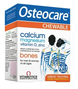 Maisto papildas OSTEOCARE kramtomos tabletės N30