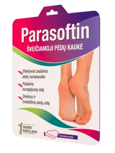 PARASOFTIN šveičiamoji pėdų kaukė-kojinė 40ml (20mlx2)
