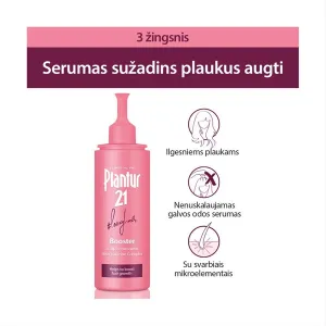 PLANTUR 21 Long Hair galvos odos serumas 125ml