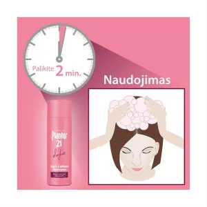 PLANTUR 21 Long Hair šampūnas su kofeinu 200ml