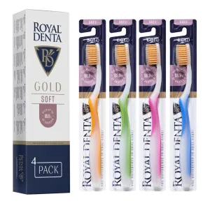 ROYAL DENTA minkštas dantų šepetėlis GOLD SOFT N4