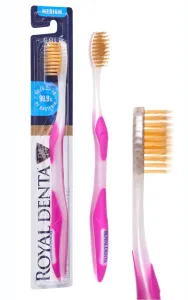 ROYAL DENTA vidutinio kietumo dantų šepetėlis GOLD MEDIUM N1