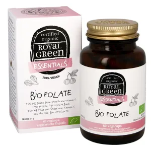 Maisto papildas ROYAL GREEN BIO Foliatai 400 μg vegetariškos kapsulės N60