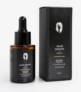 SOLIDU HAIR DROPS (Sensitive) jautriai odai 30ml