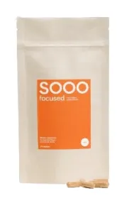 Maisto papildas SOOO focused: Lion’s Mane ekstraktas 10-12:1 350mg kapsulės N90 (papildymas)