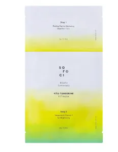 SOROCI lakštinė veido kaukė Vita-Tangerine 3g + 25g