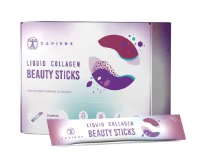 SAPIENS maisto papildas Liquid Collagen Beauty Sticks 21 paketėlis po 8ml